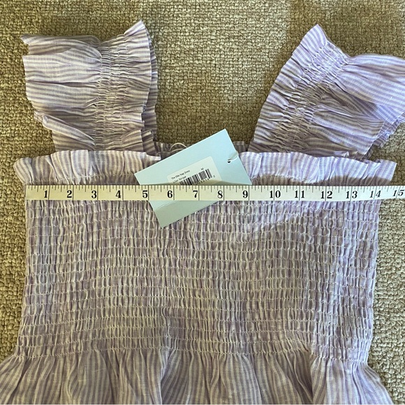 Hill House Home Ellie Nap Dress Lilac Stripe XXL NWT - Picture 12 of 16